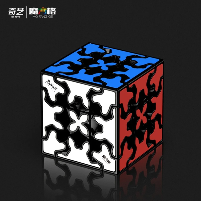 Qiyi Gear cube 3x3x3 Puzzles cube Qiyi เกียร์ Cube 3X3X3ปริศนา Cube QiYi Magic Cube 3X3X3 Cubo Magico speed Cube Mechanical เกมเกียร์ Cube ของเล่น