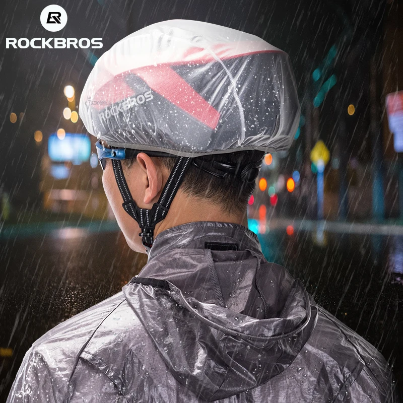 ROCKBROS Cycling Helmet Cover Ultralight Windproof Dustproof Rain Cover MTB Road Bike Helmet Cover Helmets Rain Covers