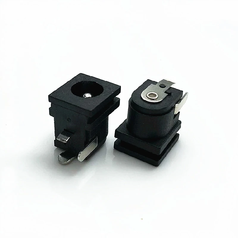 Conector de toma de corriente DC-062, fuente de alimentación hembra, 3 pines, 2,0/2,1/2,5/3,0mm, DC062, 10 piezas