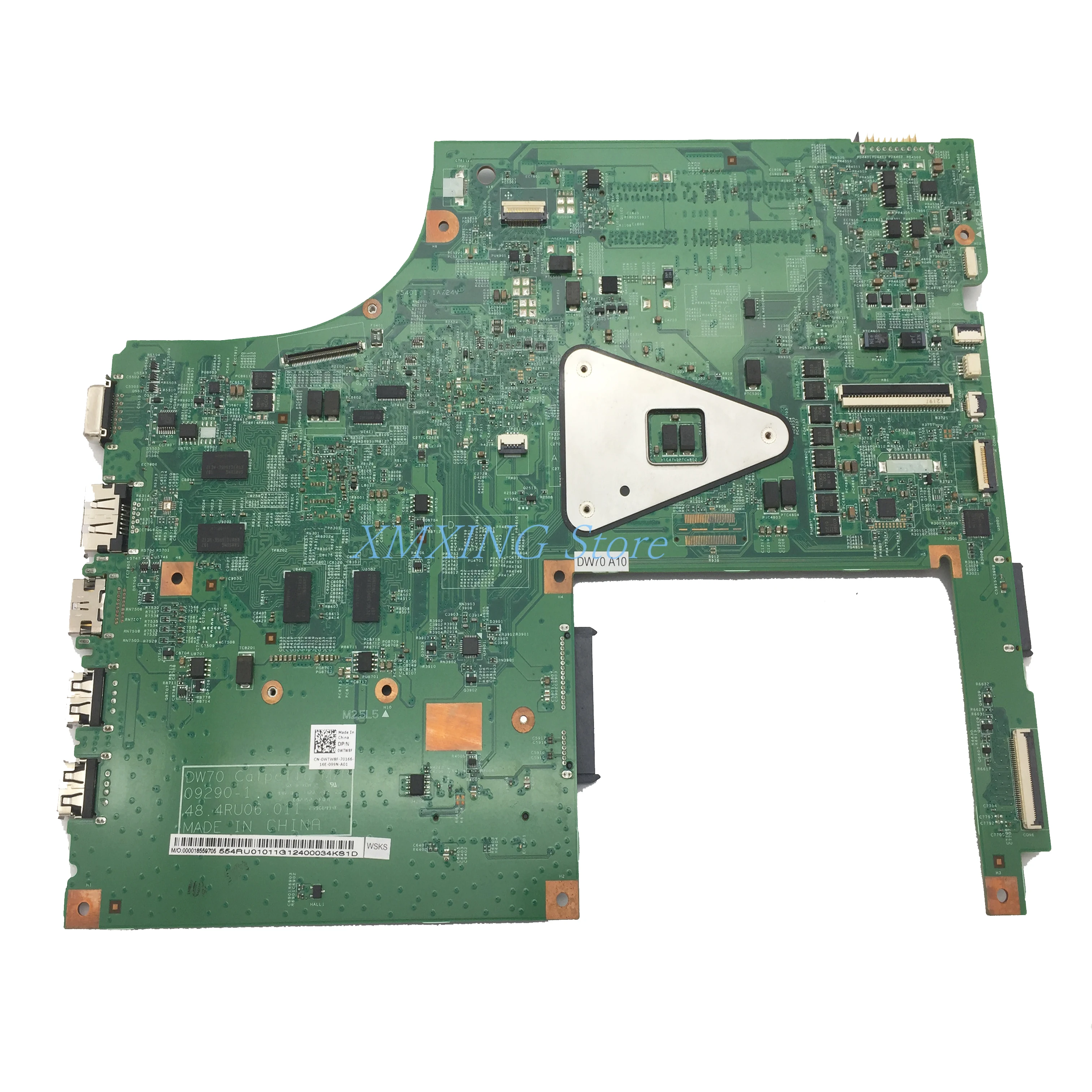 Материнская плата FULCOL для ноутбука DELL Latitude Vostro V3700 09290-1 CN-0WTW8F 0WTW8F WTW8F, протестирована на 100%