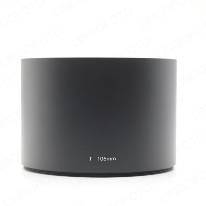 Liga de alumínio Lente Teleobjetiva para Câmera, Lens Hood, Filtro Thread, Acessórios Universais, Comprimento 75mm, 105mm