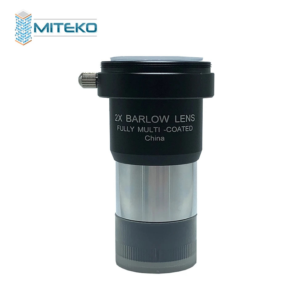 Barlow Lens Fully Multi-coated Metal Body, M42 Thread for Standard Telescope Eyepiece, 1.25 