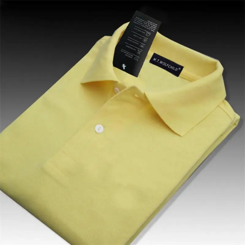 Polo de manga corta para hombre, Camiseta de algodón 100% de alta calidad, informal, lisa, a la moda, Tops deportivos para verano, XS-5XL