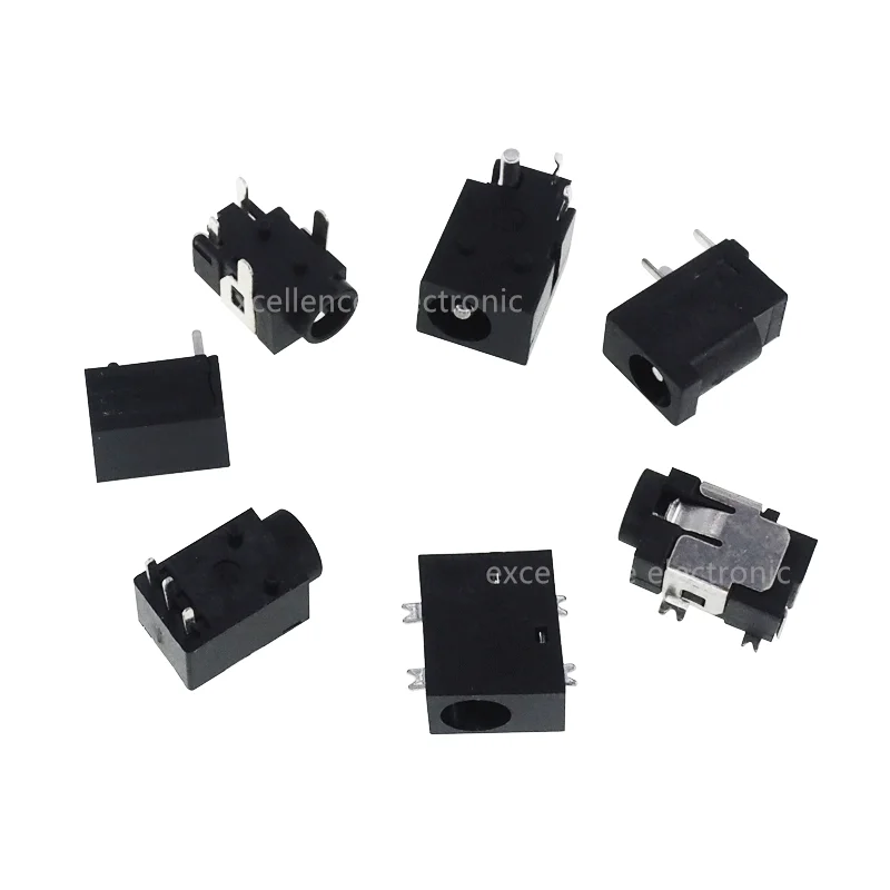 10 sztuk/partia złącze gniazda zasilania prądem stałym 3.5*1.35MM 3.5X1.35 4.0x1.7mm męskie/żeńskie DC-002 DC003 DC023 DC-031 DC033