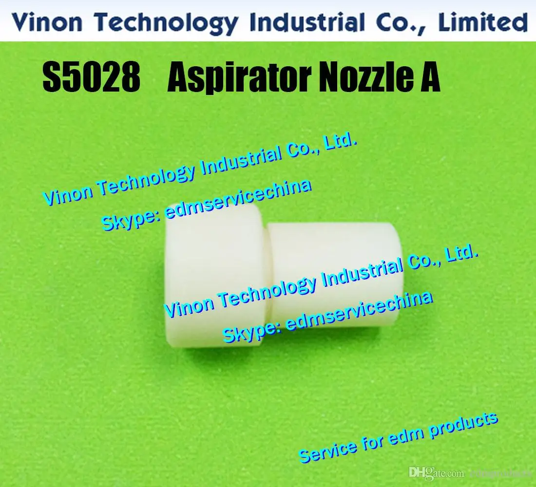 3051507 S5028 edm Ceramic Aspirator nozzle A Ø16xØ1.0x25mm for Sodic k A280.A300.A320.A530 118005A, 3082520 edm