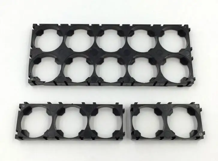 

100pcs/lot 2x 3x 32650 Battery Holder Bracket Cell Safety Anti Vibration Plastic Brackets For 1*2 1*3 26650 Lithium Batteries