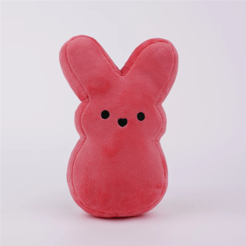 Conejo de peluche de 20cm para niños, Peeps, Peep, juguetes de Pascua, muñeco de peluche de simulación, almohada de conejo suave, regalos para