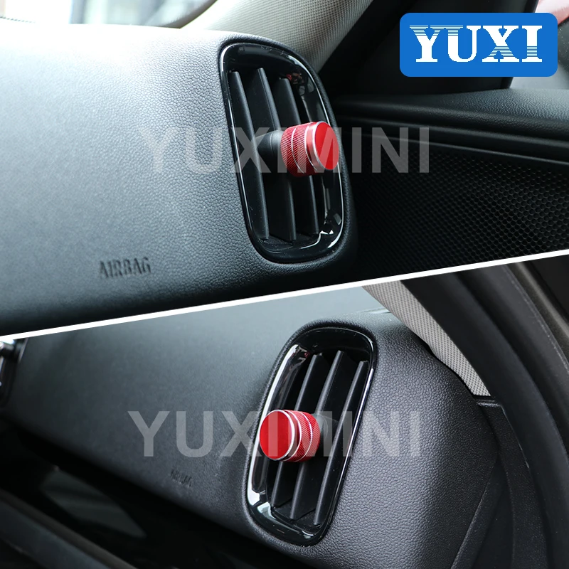 Car Air Conditioner Multimedia Air Outlet Knob Decorative Cover For BMW MINI ONE Cooper S JCW F54 F55 F56 F57 F60 Accessories