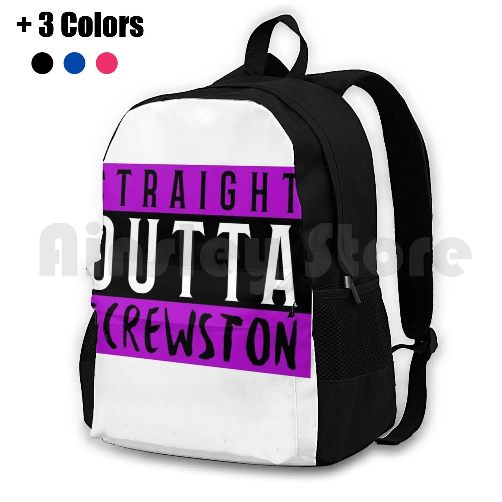 Straight Outta Screwston Outdoor Hiking Backpack Riding Climbing Sports Bag Bayou City Houston Space City H Town City Texas