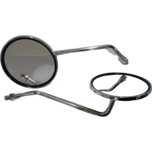 KNT Cg 10 mm Motorcycle Chrome Mirror Team Round Right/Left