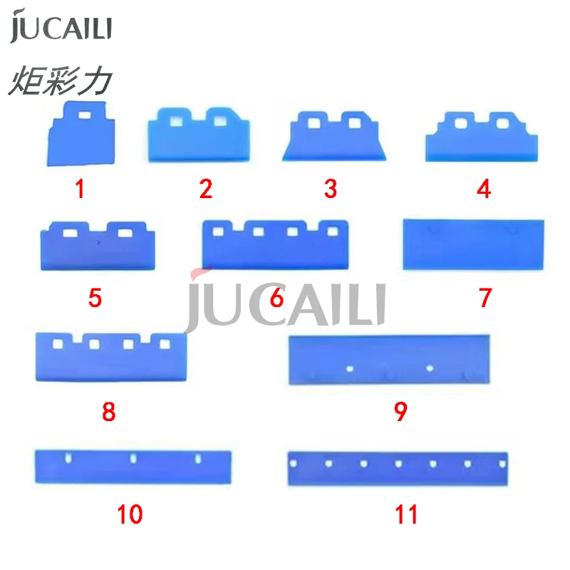 Jucaili 5 pcs large printer rubber Wiper for Epson XP600 DX5 DX7 4720 Print Head Blade Mutoh Roland Mimaki cleaning wiper parts