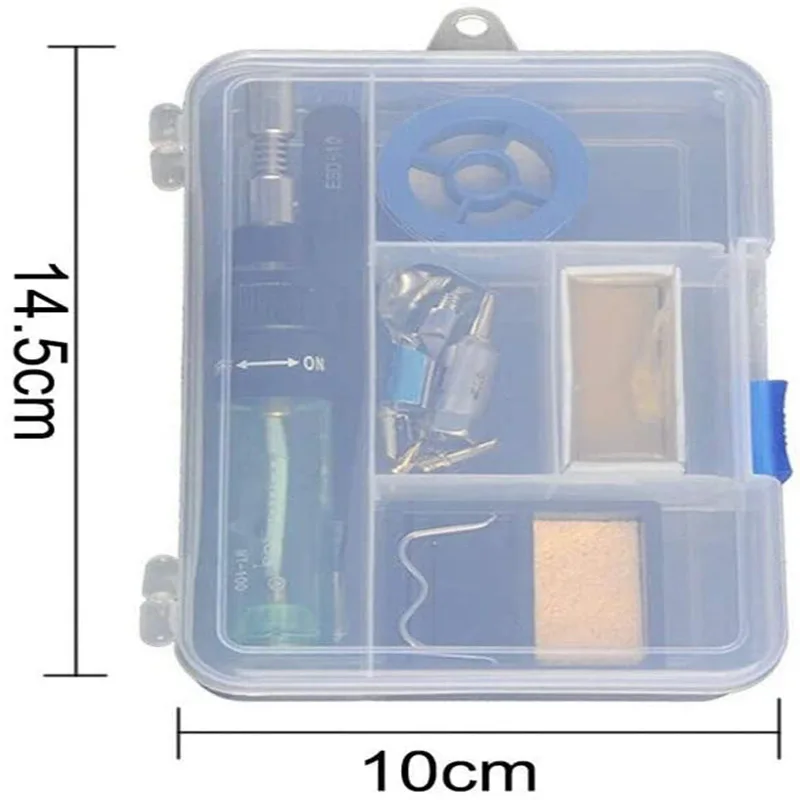 16pcs conveniente tipo di penna saldatore a gas multifunzionale saldatore a gas gonfiabile saldatore a gas set MT-100
