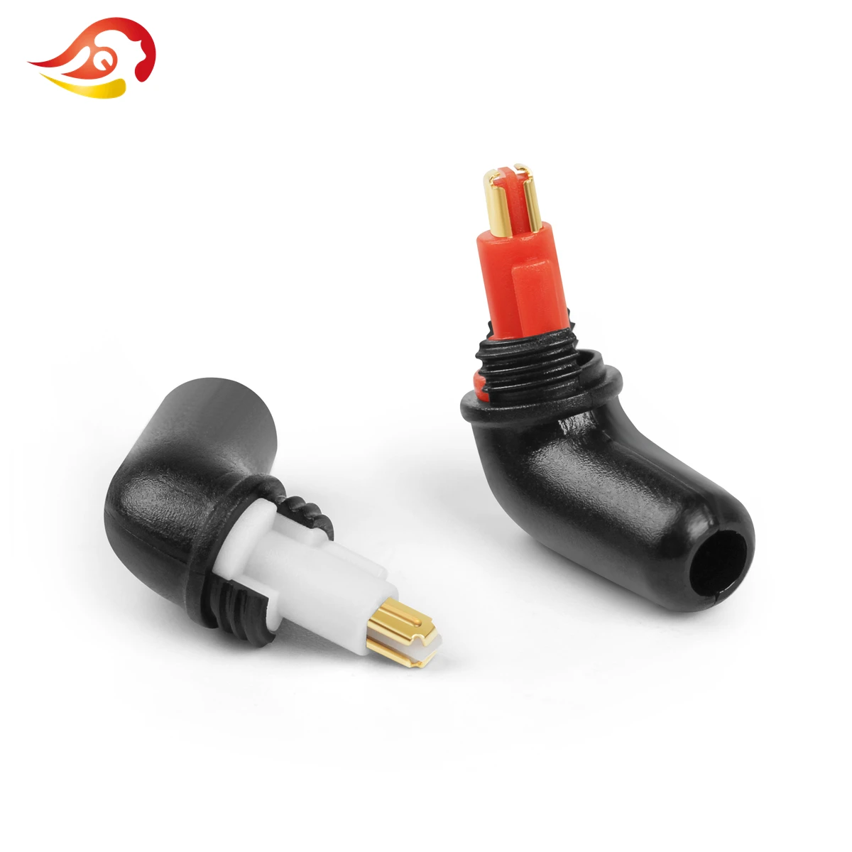 QYFANG Gold Plated Copper Earphone Pin Bend Plug Wire Connector Metal Adapter For MDR EX1000/800/600/7550 EXK HiFi Headphone - Image 4