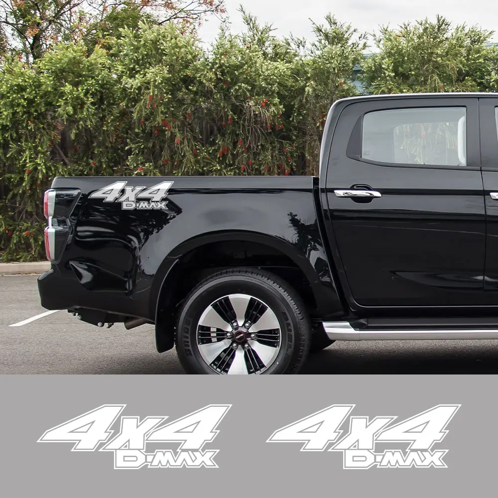 Pickup Rear Bed Side Stickers For Isuzu Dmax D MAX Truck Graphic 4x4 Car Vinyl Decor Decal Cover Sticker Auto Tuning Accessories