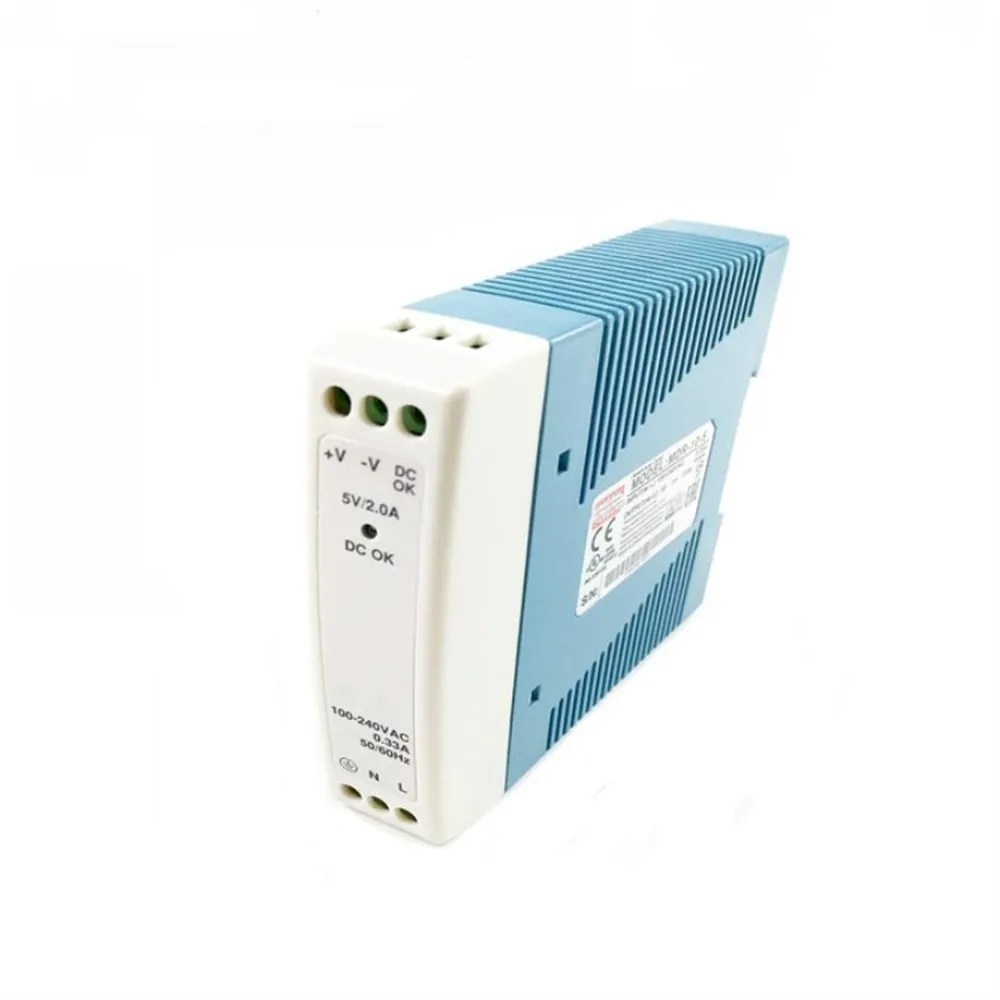 

MDR-10 10W Single Output 5V 12V 15V 24V Din Rail Switching Power Supply AC/DC