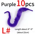 10 piezas moradas