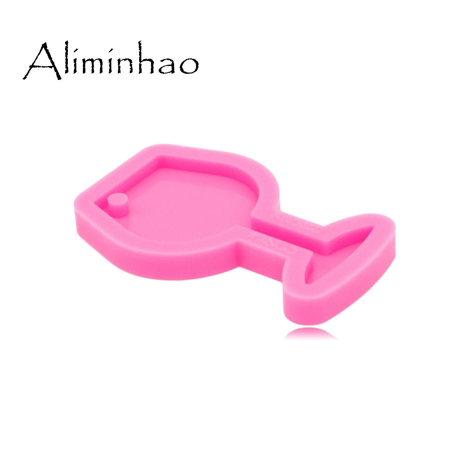 DY0565 Shiny S/M Wine Glass Silicone Molds DIY Epoxy Keychains Mould Craft Custom