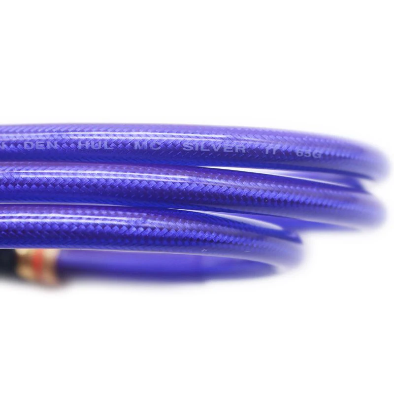 1Pair G5 Top 5N OFC Pure Copper Silver Plated RCA Interconnet Cable, WBT-0144 Style jack connector Audio Cable