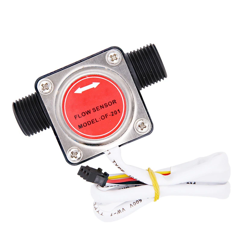 1/2" 3/4" Gear Flowmeter Hall Flow Sensor Milk Chemical Oil Flow Meter Flow Sensor Switch For Viscous Liquid DC5~18V