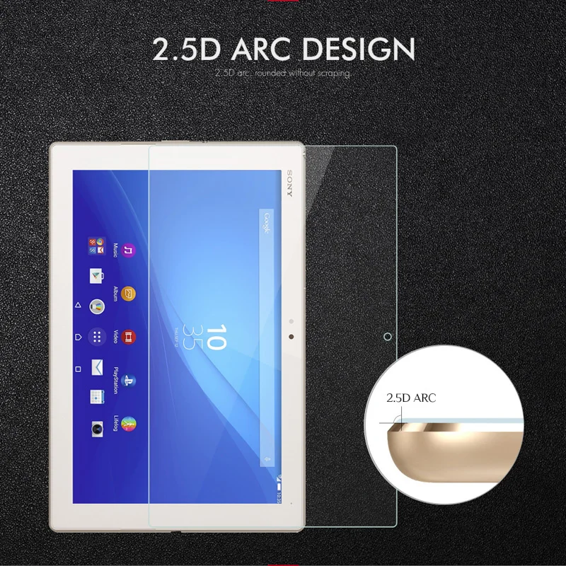 Tempered Glass For Sony Xperia Z2 Z4 Z3 Tablet SGP511 SGP512 SGP521 SGP771 SGP712 10.1 inch Screen Protector Protective Film