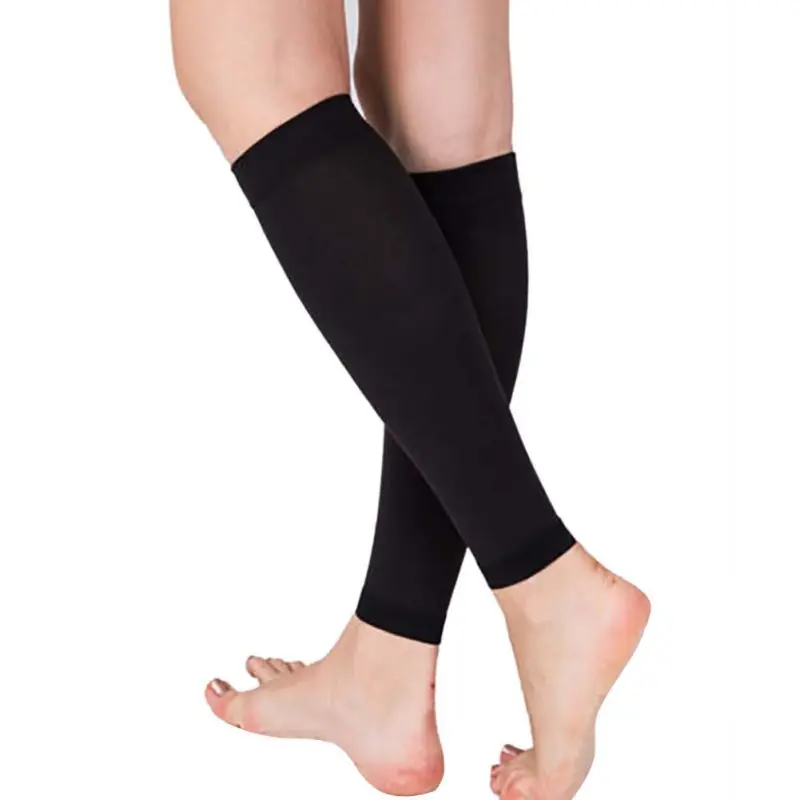 1 Pair Relieve Leg Calf Sleeve Varicose Vein Circulation Compression Elastic Stocking Sports Socks Sportswear