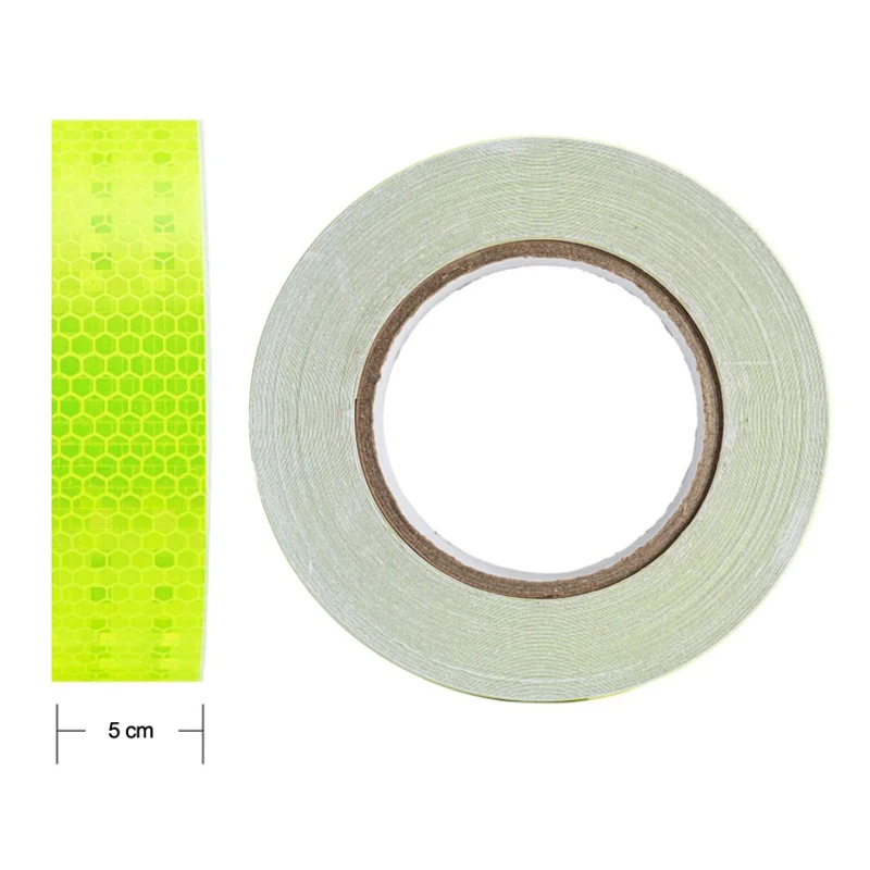 5Cm X 25M/Roll Reflecterende Tape Stickers Auto Truck Pickup Veiligheid Reflecterende Materiaal Film Waarschuwing Tape Auto styling Decoratie