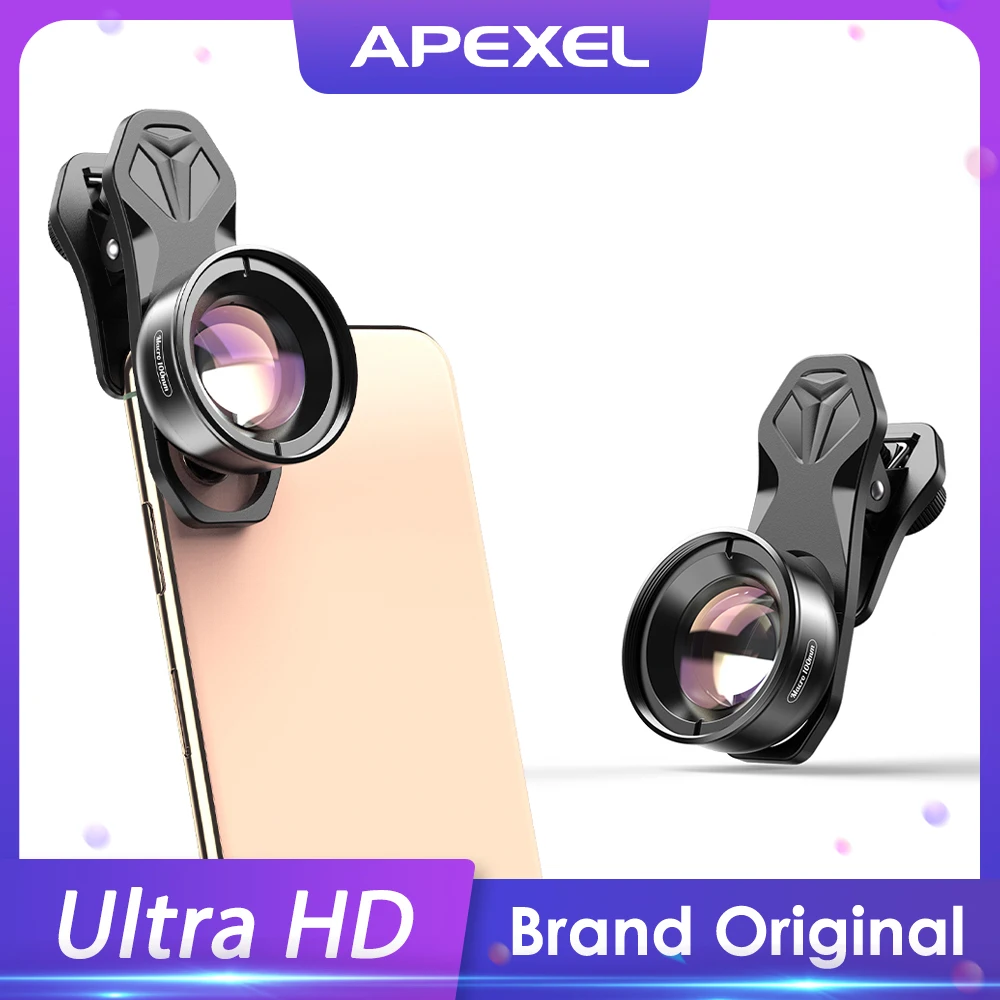 

Универсальный объектив Apexel HD для смартфонов, увеличение до 100 мм.