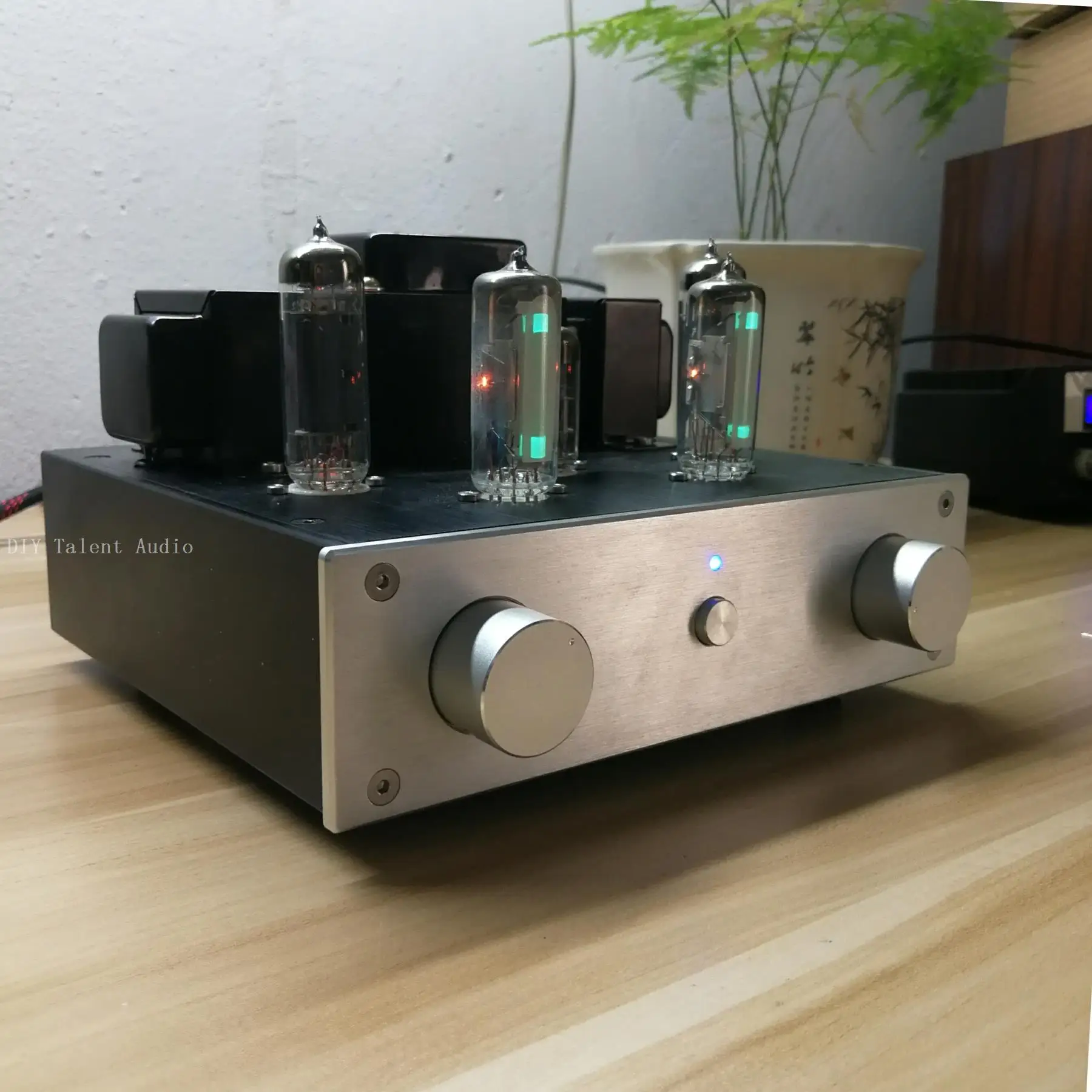 

6E2+6P1 single-ended tube amplifier power amplifier tube HIFI fever grade finished kit diy power amplifier 3.2W+3.2W