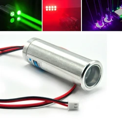 405nm 532nm 650nm Fat Dot Beam 50mW/100mW/250mW Violet/Green/Red Laser LED Stage Light Bar Party