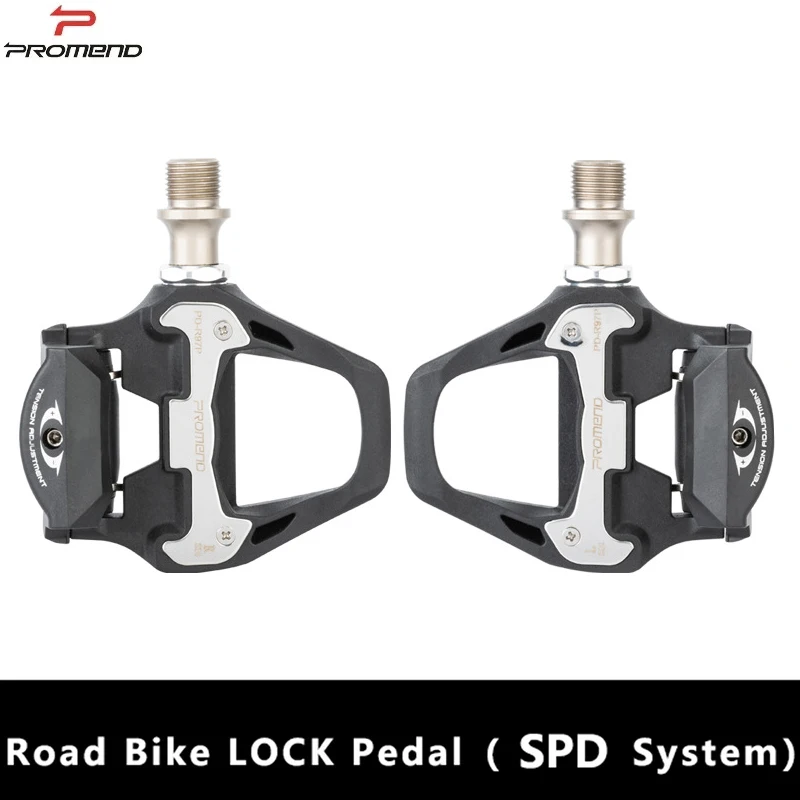 Road Bike self-locking pedals Palin bearing pedals Suitable for for SHIMANO SPD lock plate bicycle pedal for LOOK KEO lock plate