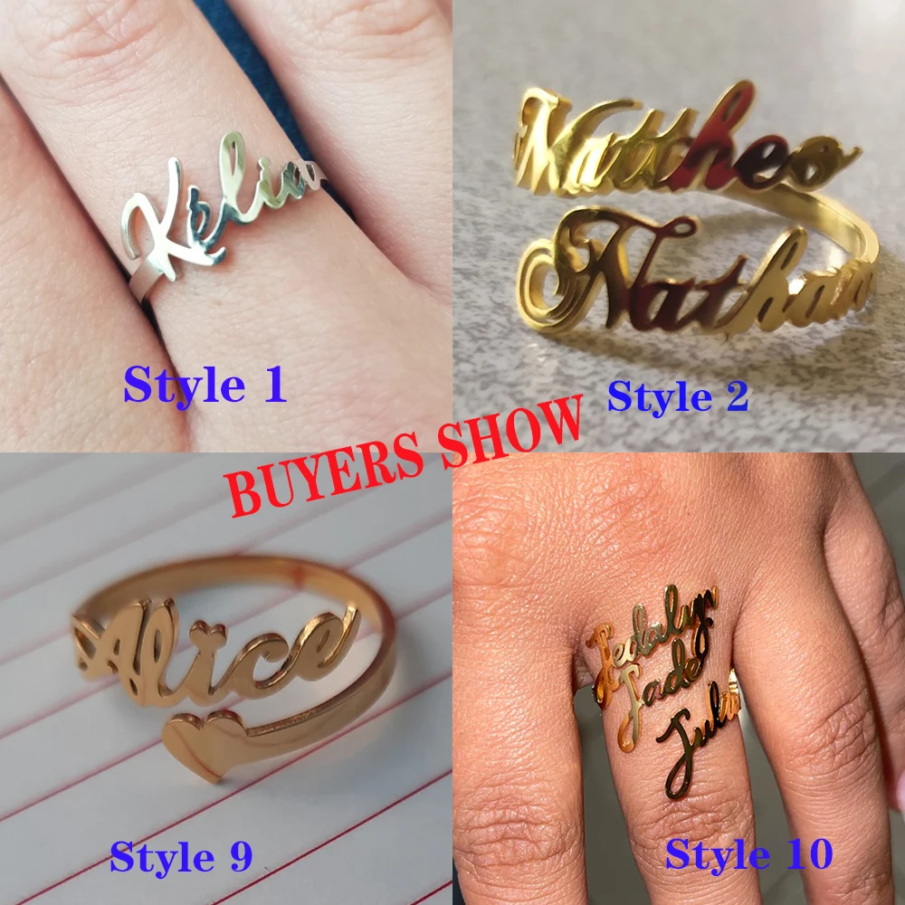 Stackable Name Ring Gold: The Perfect Blend of Personalization and Everyday Elegance