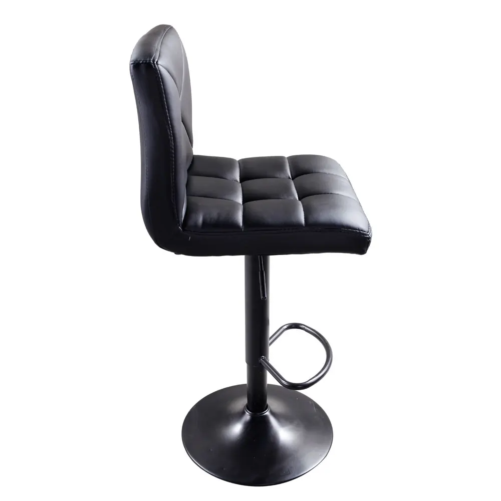 360 Degrees  Adjustable 2pcs Adjustable High Type Disk without Armrest Crossover Design Bar Stools Coffee/Black Bar Stools Chair