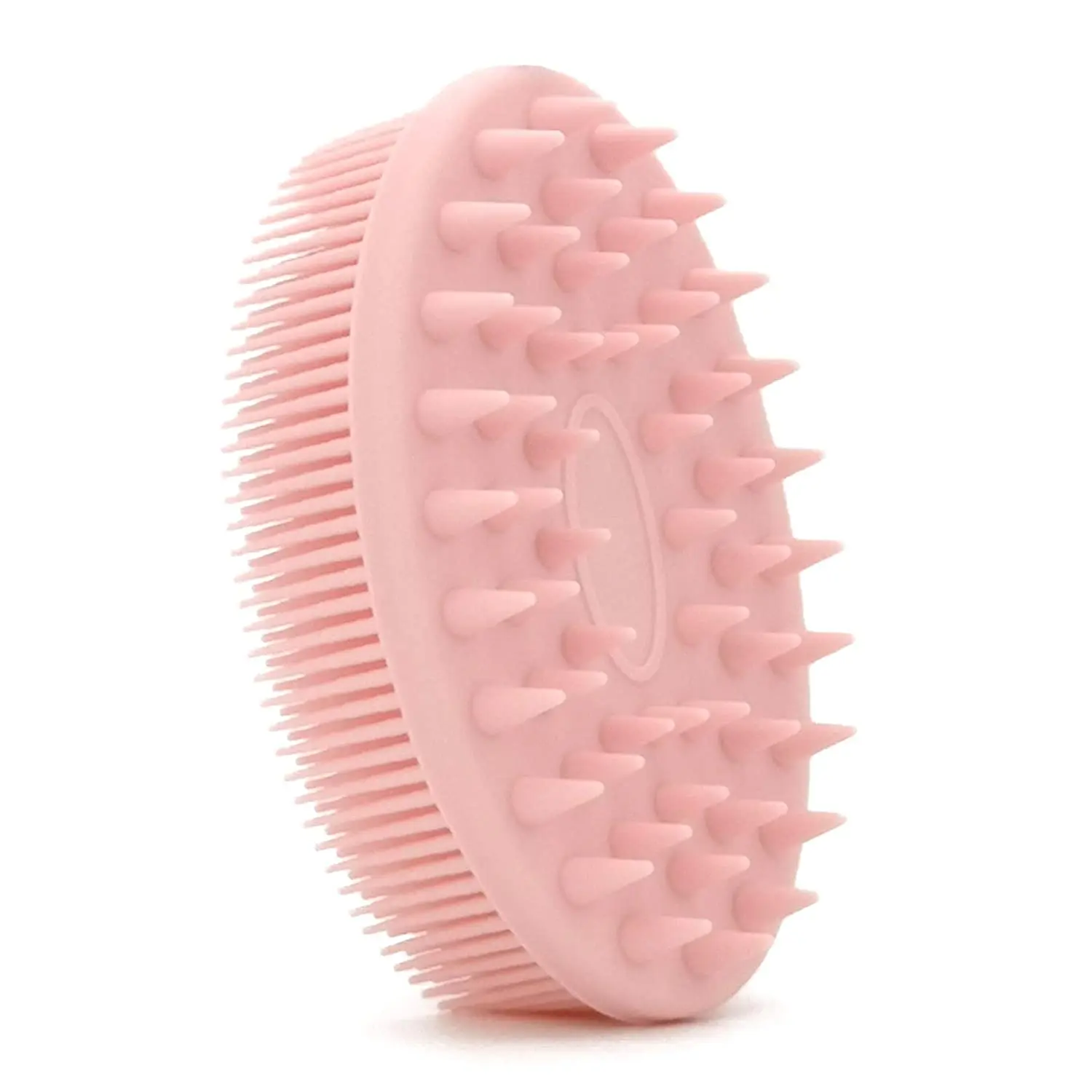 

Exfoliating Silicone Body Brush,2 in 1 Bath and Shampoo Brush,Wet and Dry Scalp Massager,Premium Silicone Loofah,Lathers Well