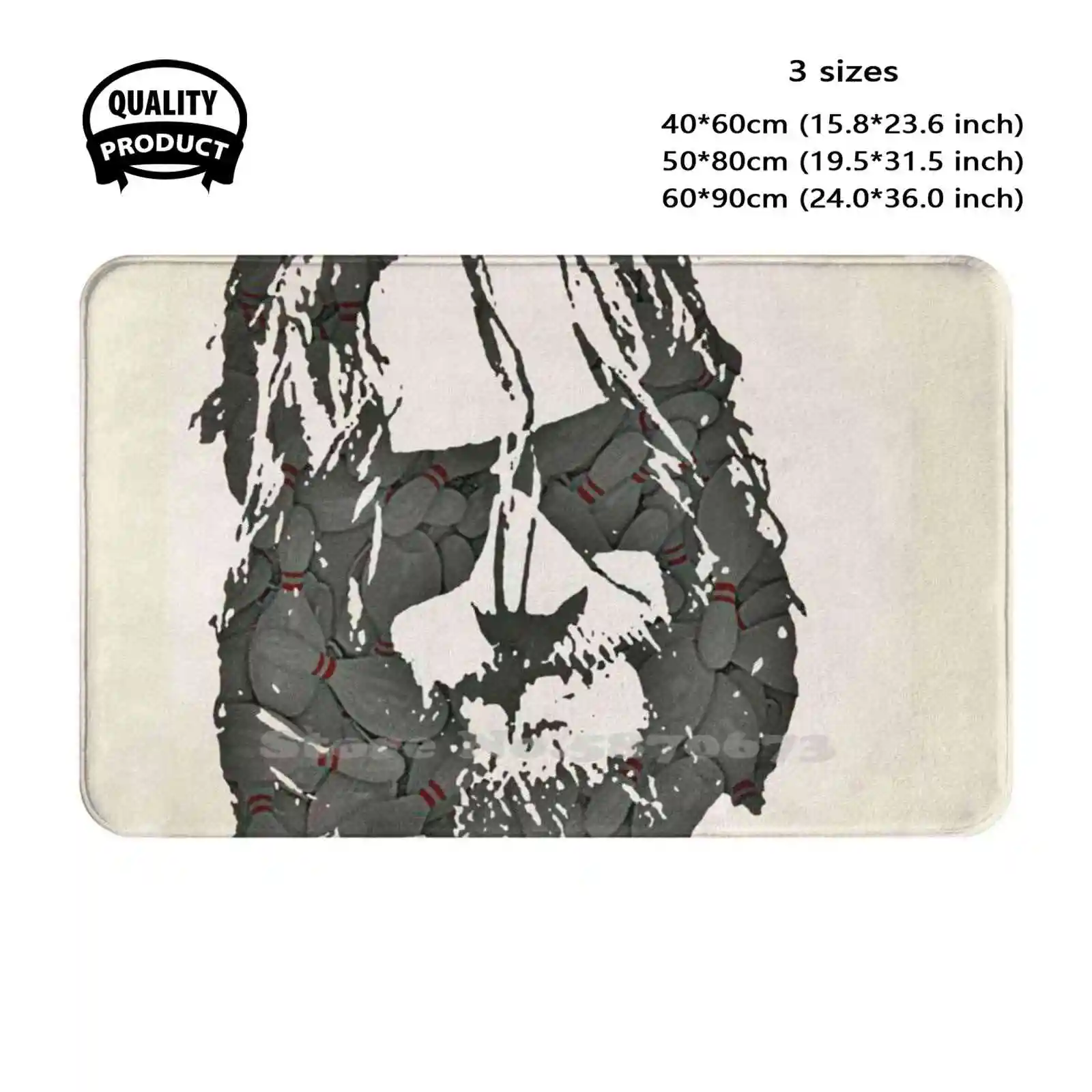 Icons - Jeff Lebowski Soft Cushion Home Carpet Door Mat Car Rug The Big Lebowski Jeff Bridges Coen Brothers Bowling The Dude