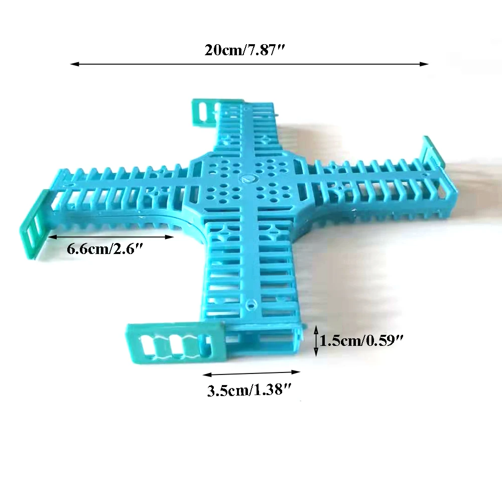 1 sztuk New Arrival klatka królowej pszczół na zimowanie krzyż na zimę zimne komórki rodzaj krzyżowania plastikowe klatki Catcher komórki pszczoły