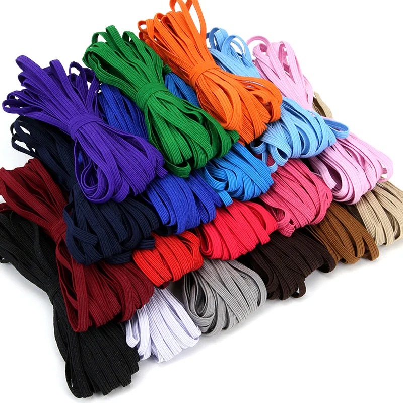 3mm 6mm Bunte High-elastische Elastische Bands Seil Gummiband Line Spandex Band Nähen Spitze Trim Taille band Bekleidungs Zubehör