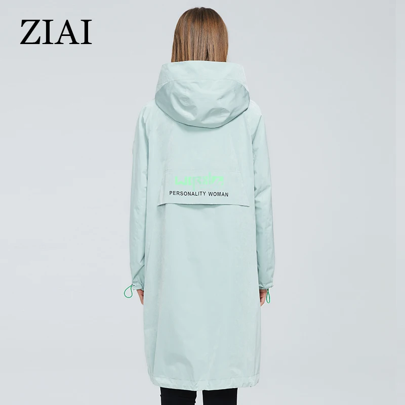 ZIAI 2022 New Women\'s  spring trench coat Women Casual jacket female outwear Thick special fabric fashion windbreaker ZS-8720