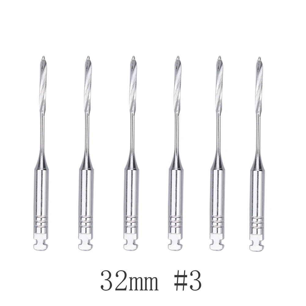 Escariadores endodónticos dentales, fresas de perforación, escariadores de Peeso, limas de Endo, materiales de dentista, 32mm