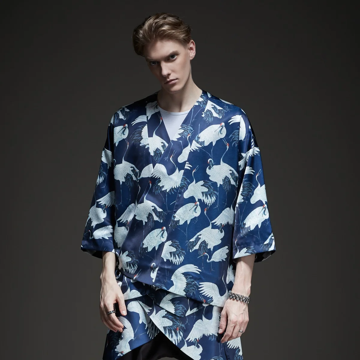 

Free Shipping Fashion New Male Mens Clothing Summer New Men's Japanese Kimono Printed Casual Windbreaker Jacket Coat BC192103005