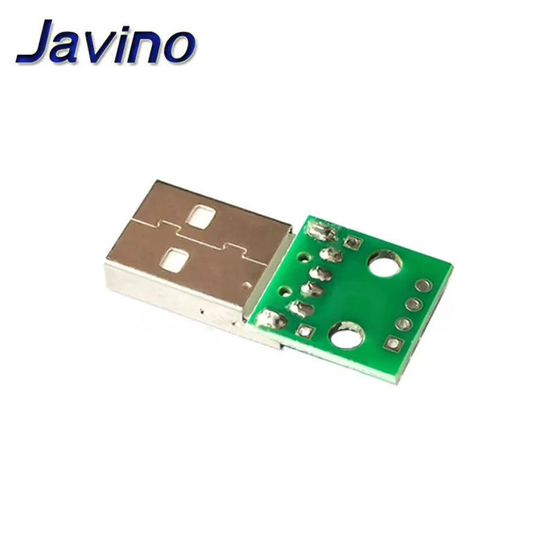 Type A USB Male To DIP 2.54MM PCB Board Power Supply DIY Adapter Converter Module 4 pin