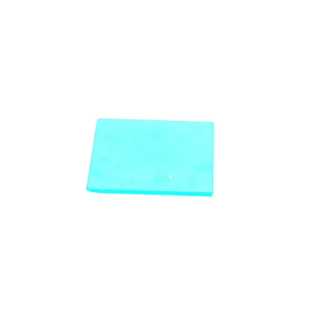 New blue filter size 60x60mm tempered QB21 BG38 glass for projector