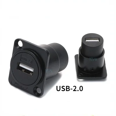 High quality new style Type-D Type D USB3.0 socket dual-way butt female seat weld-free USB3.0 Angle Right module 86 panel