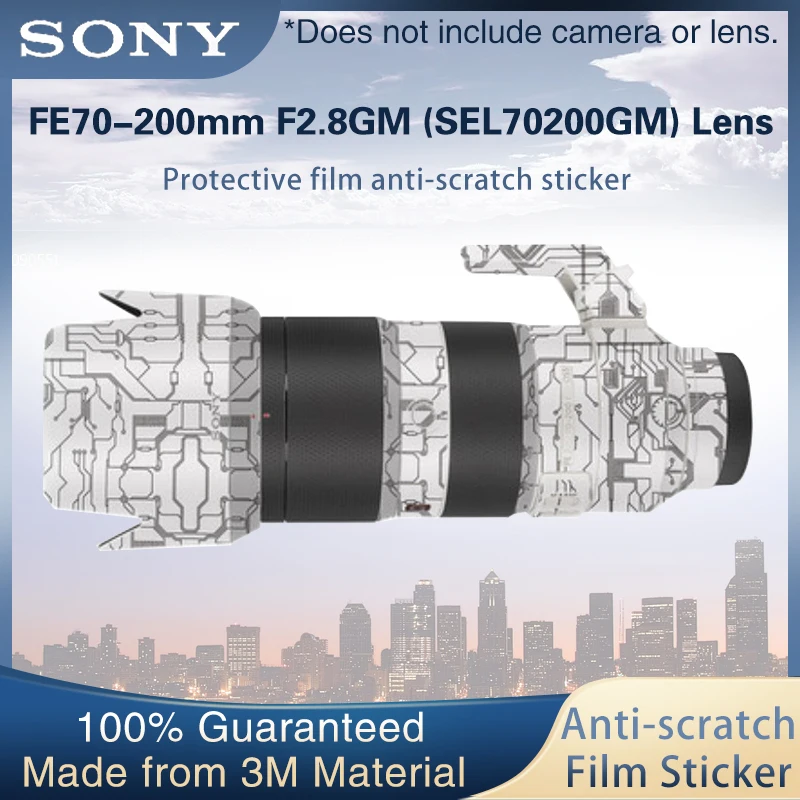 

Lens Skin Decal Sticker SEL70200GM Lens For Sony FE70-200mm F2.8GM Lens Wrap Cover Case Anti-scratch Protector