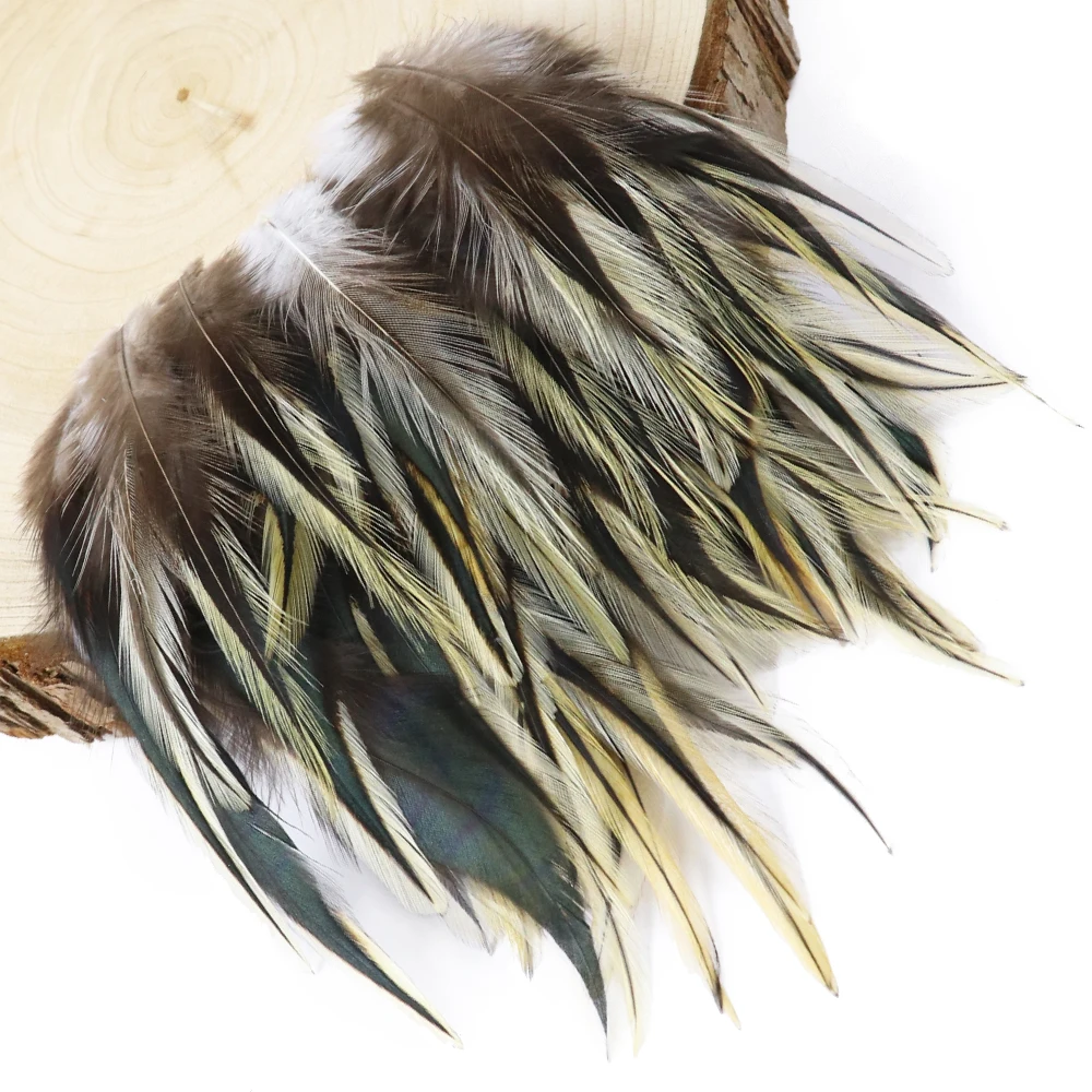 50 Pcs Natural Pheasant Rooster Feathers for Crafts 4-6inch Diy Handwork Fly Tying Hook Material Clothing Party Accessories