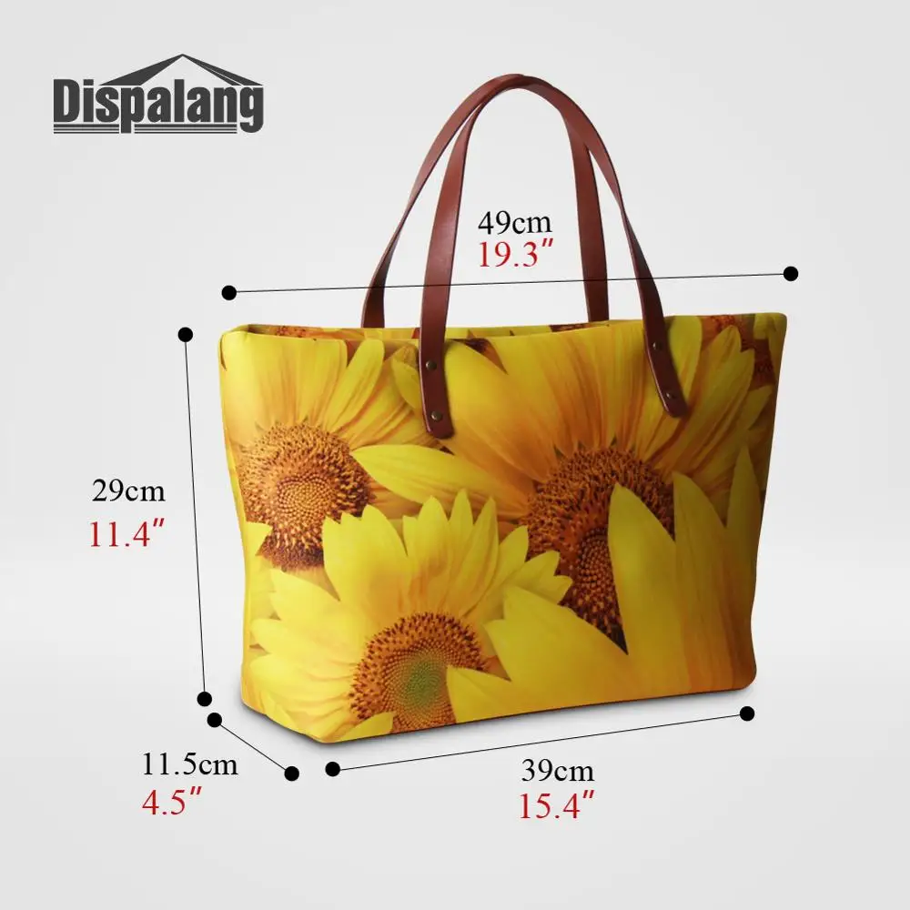 Bolsa de ombro para mulheres com estampa para cães, bolsas diárias femininas, bolsa feminina Neonepre de alça superior, transporte da gota, nova moda