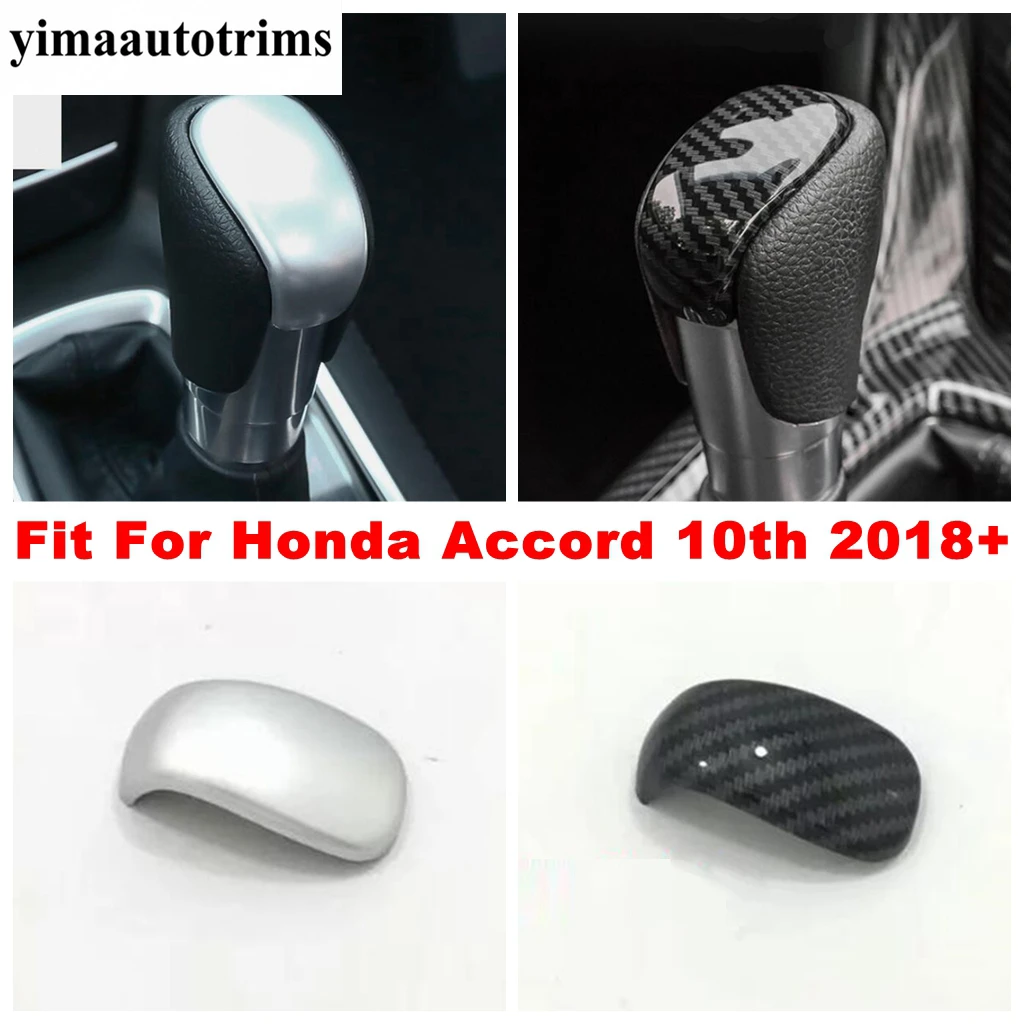 

Transmission Gear Shift Shifter Knob Gear Head Handle Accessories Cover Trim Fit For Honda Accord 10th 2018 2019 2020 2021 2022