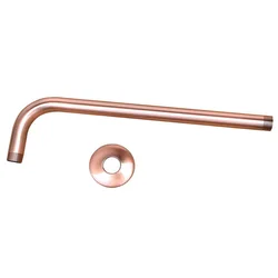 Antique Red Copper Shower Arm Shower Head Extension Pipe Wall Mounted Shower Holder Bathroom Accessories