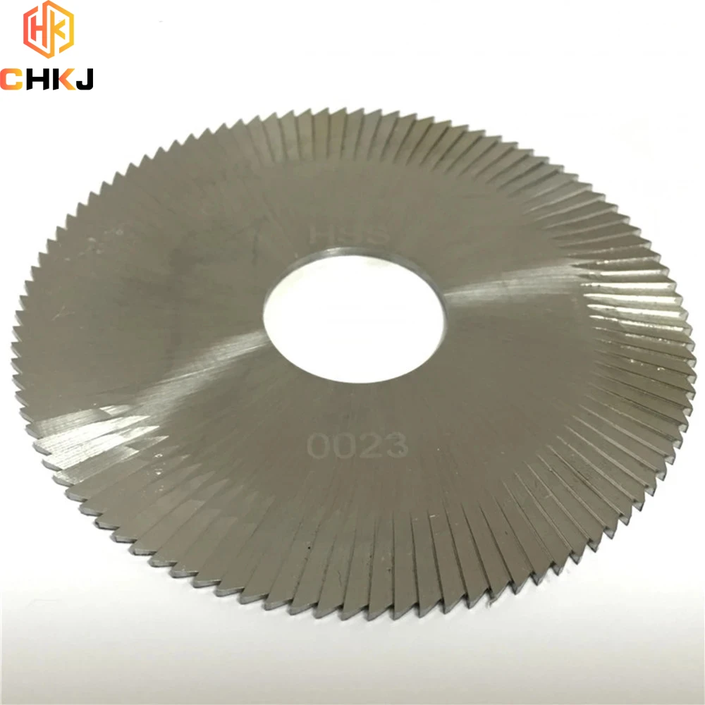 CHKJ 80x1.4x22mm Key Slotting Cutter 0023 Side Milling Cutter  100Z TiN Coating For Wenxing 100G1 Key Cutting Machine