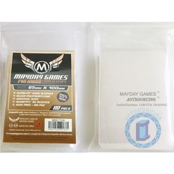 80 Sleeves MAYDAY Board Games Cards MDG 7106 for 65x100mm Premium thicker Sleeve Protective clear card sleeves