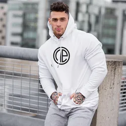 2019 New Autumn Fitness Hoodies Brand Long sleeve Clothing Men Hoody pullover Casual Sweatshirt Muscle Mens Slim Hooded Jackets